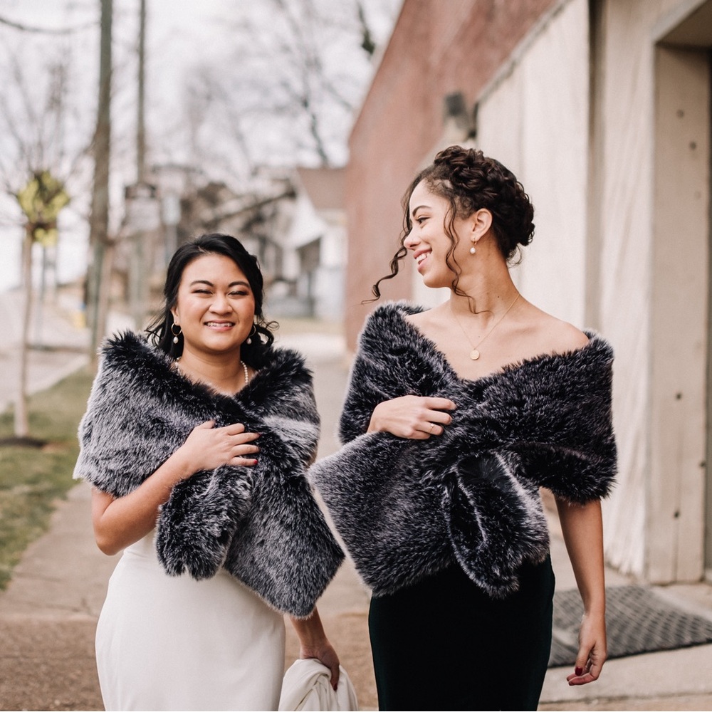 Faux Fur Winter Stole